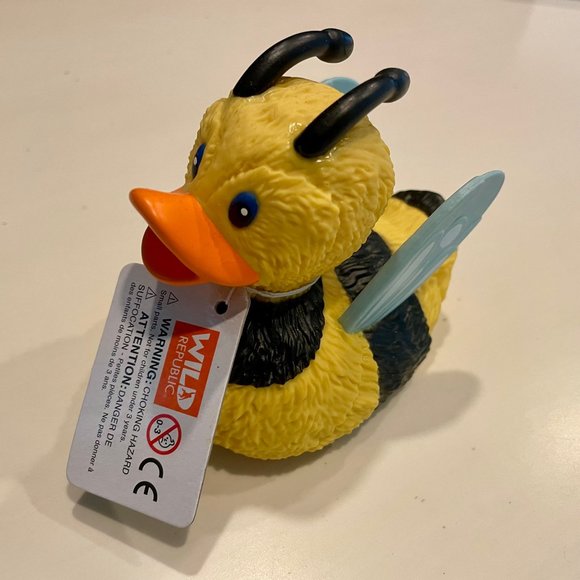 NWT Wild Republic Bumble Bee Rubber Duck - Picture 3 of 3
